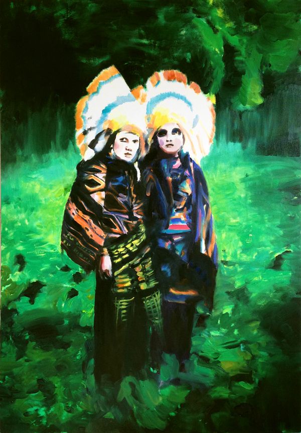 Glade 112 x 161cm Oil on Canvas (2015)